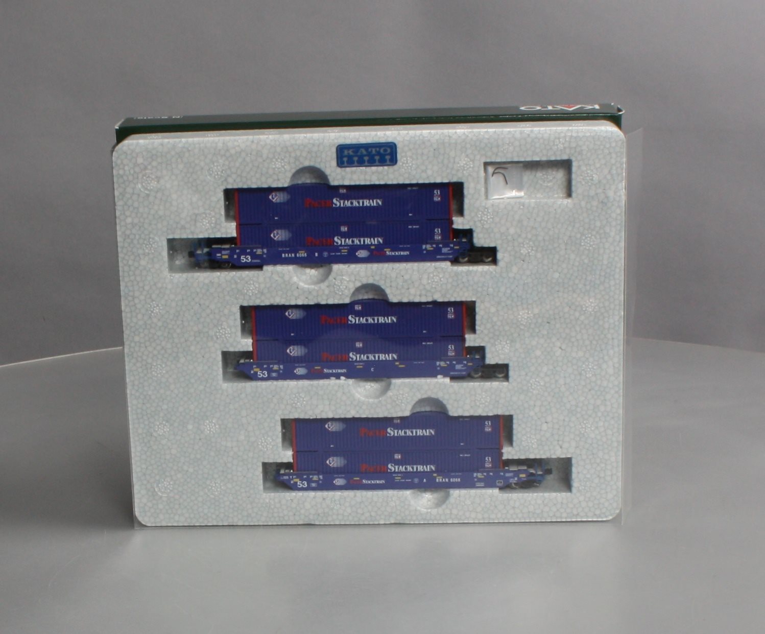 Kato 106-6180 N Gunderson MAXI-IV Double Stack Car w/Pacer