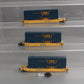 Kato 106-6175 N TTX Gunderson MAXI-IV Well 3-Car Set #724792 w/CSX Containers