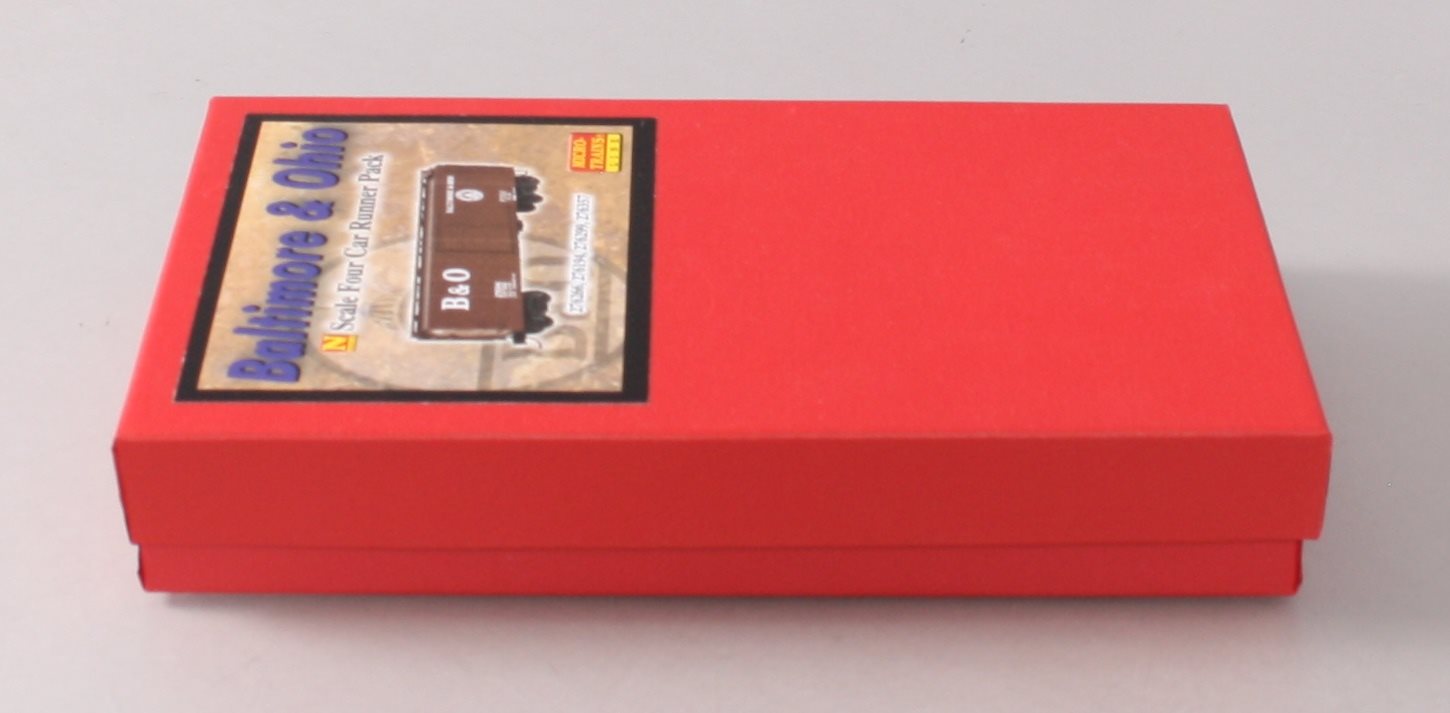 Micro-Trains 99300101 N B&O 40' Single Door Boxcar Runner Pack (Set of 4)