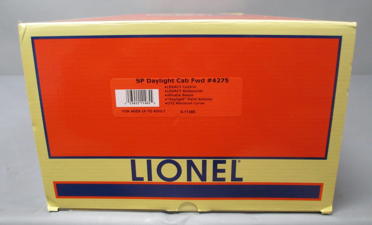 Lionel 6-11465 O Southern Pacific Daylight AC-12 Cab Forward Steam Loco #4275