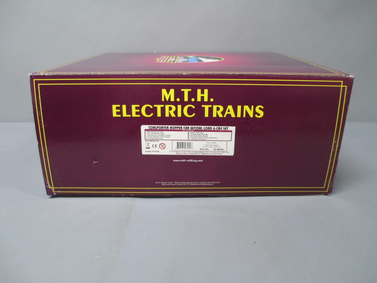 MTH 20-90536 O Union Pacific Coalporter Hopper Car Set (Set of 6)