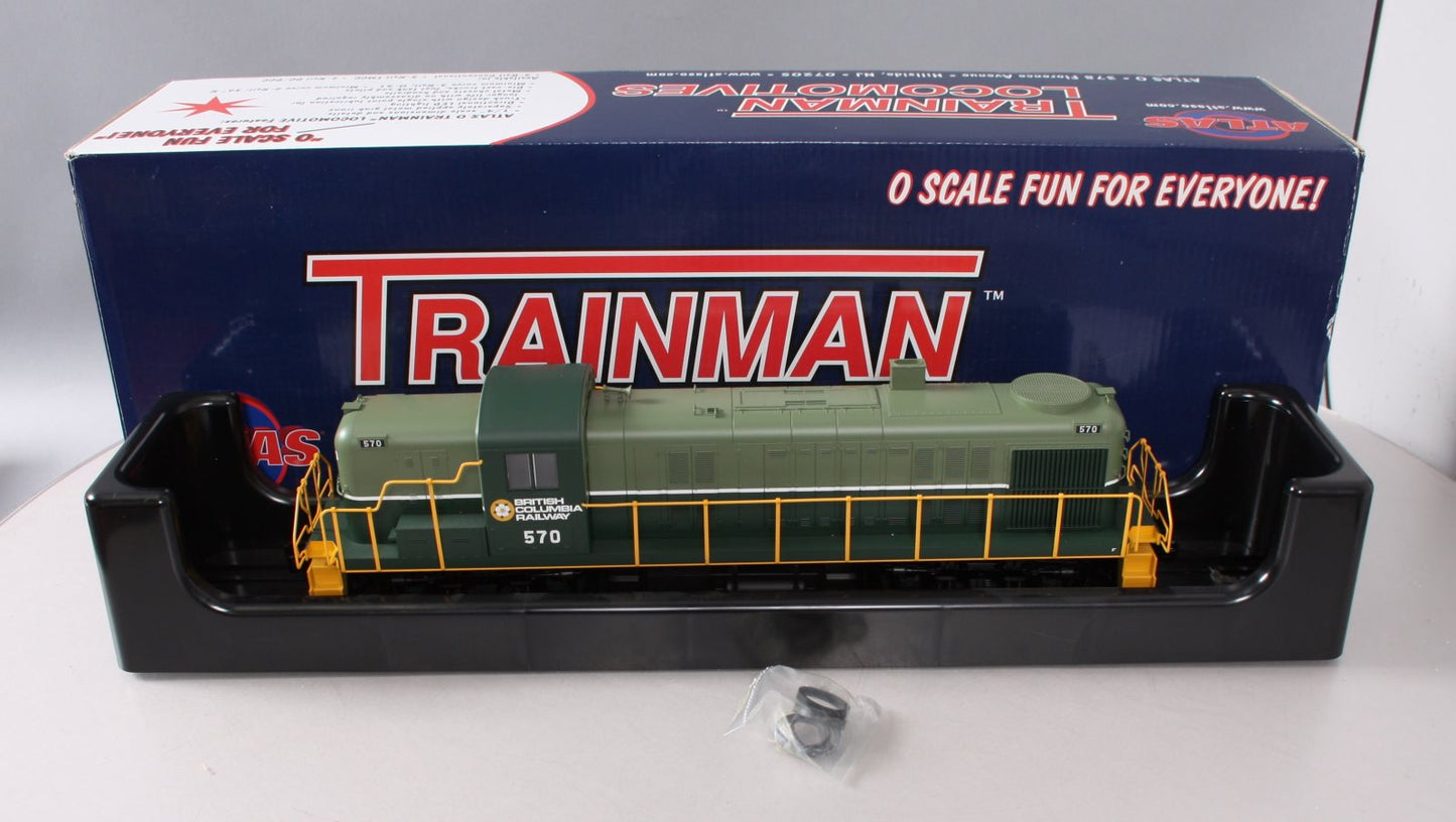 Atlas 20023002 O British Columbia Trainman Alco RS-3 3-Rail Diesel Loco #570