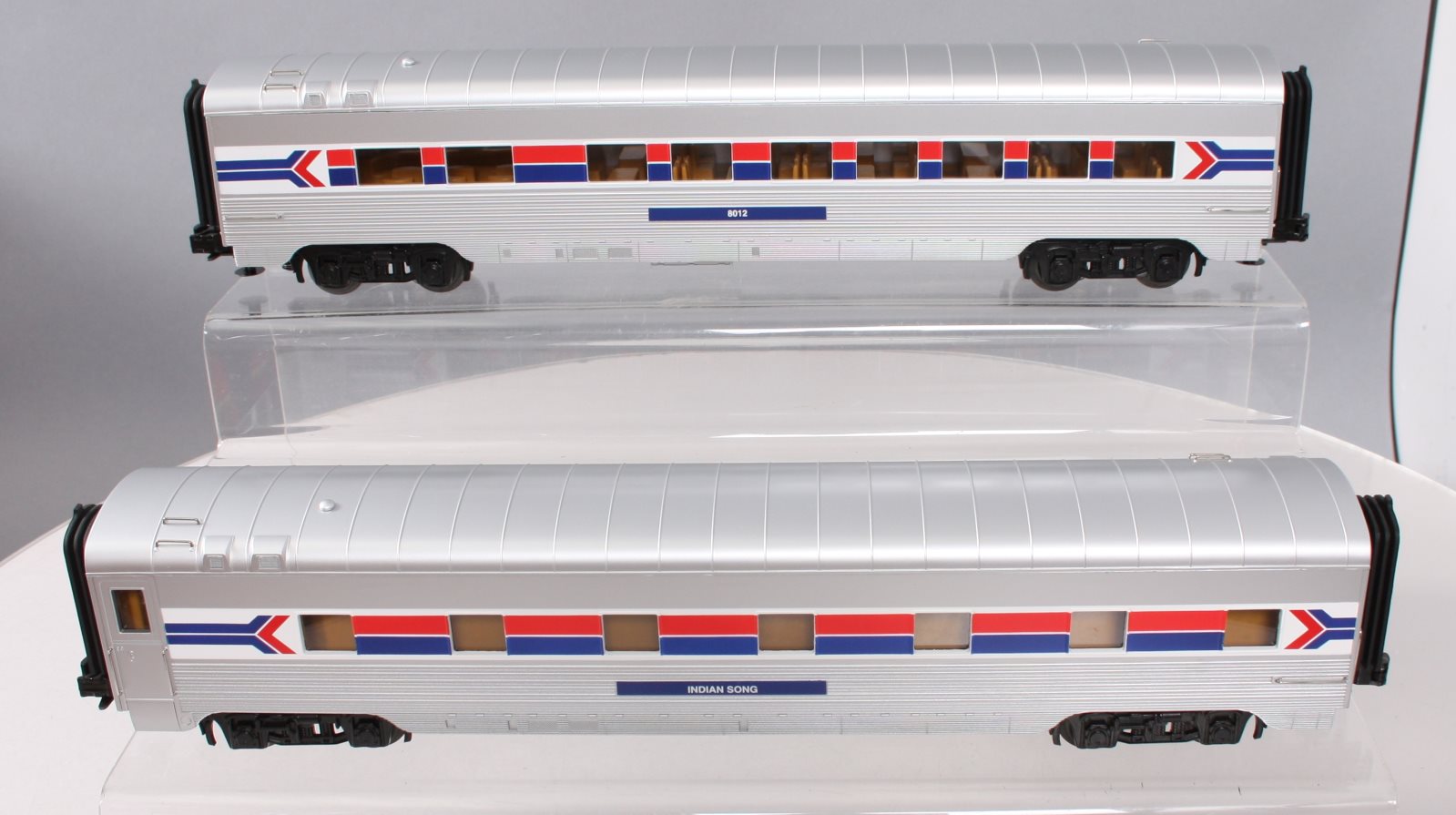 MTH 30-67716 O-27 60' Streamline Sleeper/Diner, Amtrak