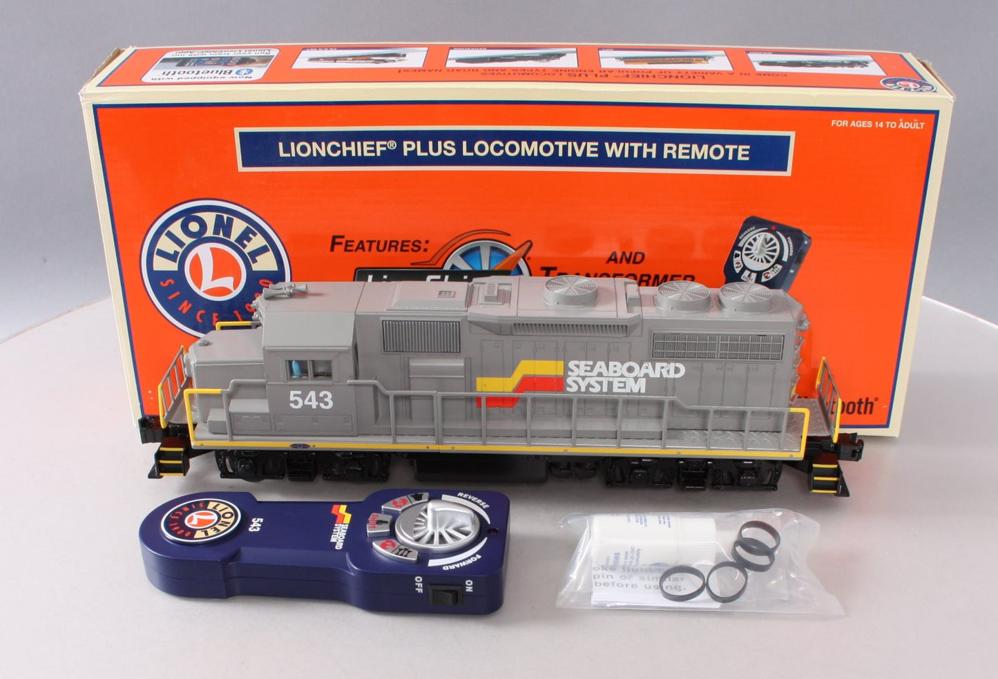 Lionel 6-84940 Seaboard System LionChief Plus GP38 Diesel Locomotive #543