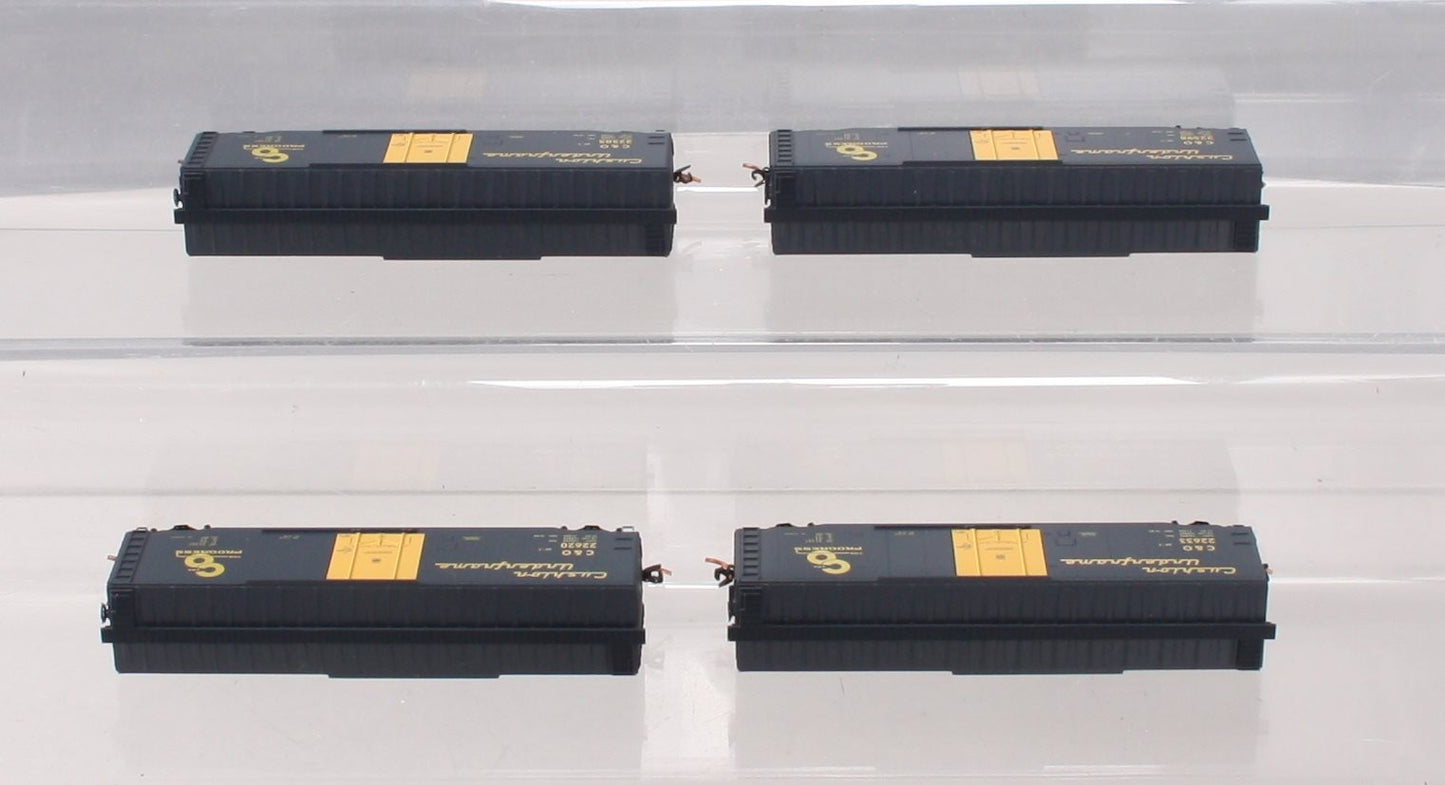 Micro-Trains 99300035 N C&O 50' Boxcar with Plug Doors Runner Pack (Set of 4)