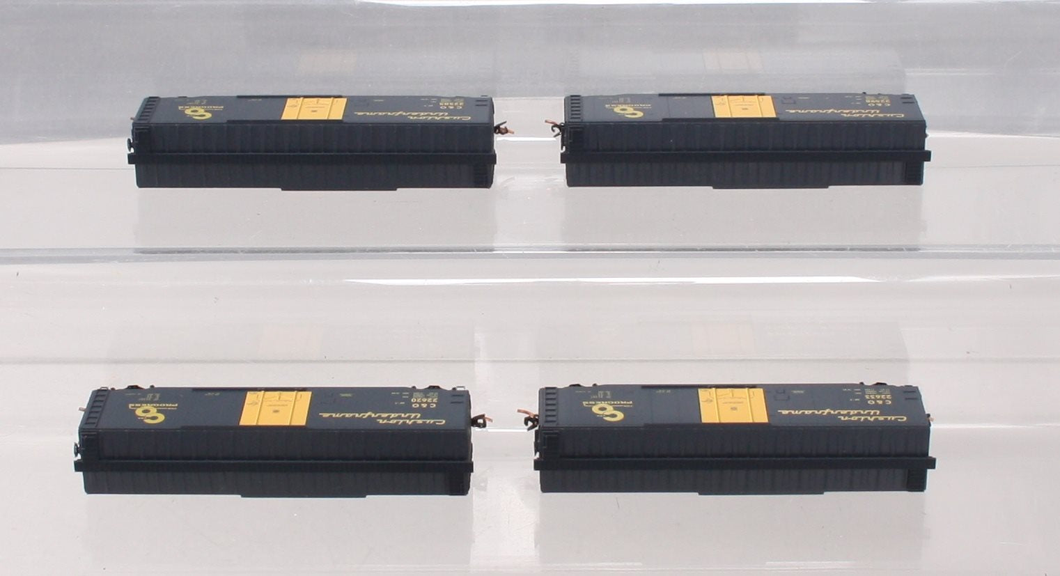 Micro-Trains 99300035 N C&O 50' Boxcar with Plug Doors Runner Pack (Set of 4)