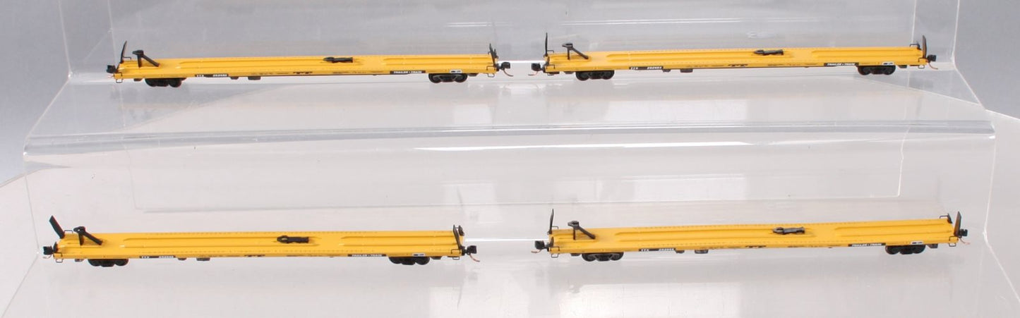 Micro-Trains 99300033 N Trailer Train 89' TOFC Flatcar Runner Pack (Set of 4)