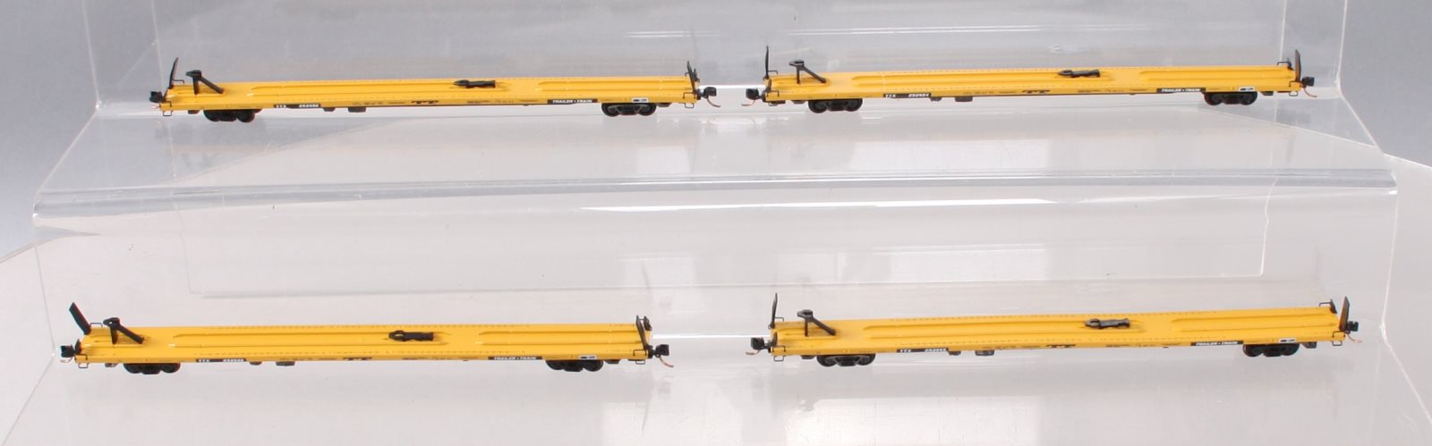 Micro-Trains 99300033 N Trailer Train 89' TOFC Flatcar Runner Pack (Set of 4)