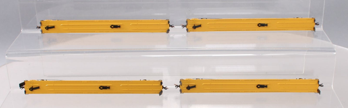 Micro-Trains 99300033 N Trailer Train 89' TOFC Flatcar Runner Pack (Set of 4)