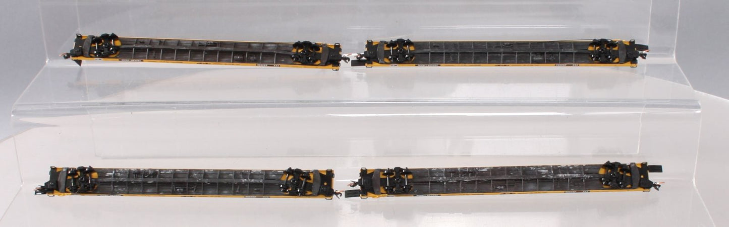Micro-Trains 99300033 N Trailer Train 89' TOFC Flatcar Runner Pack (Set of 4)
