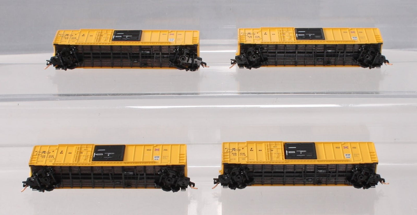 Micro-Trains 99300097 N Railbox 50' Rib Side Boxcar Runner Pack (Set of 4)