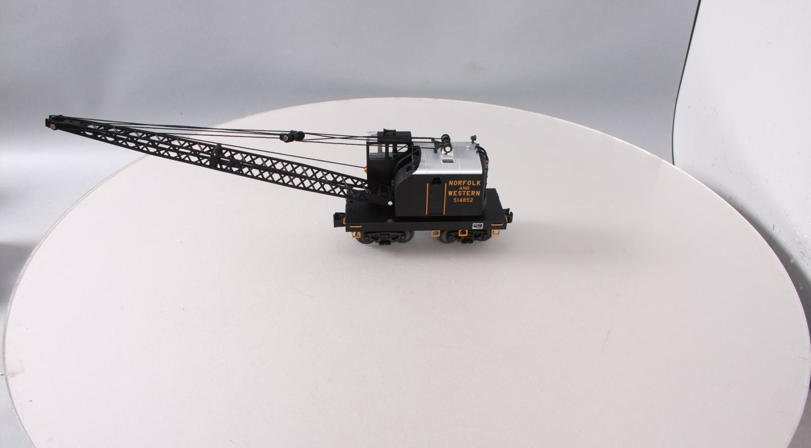 MTH 30-79463 O Norfolk & Western American Crane Car No. 514852