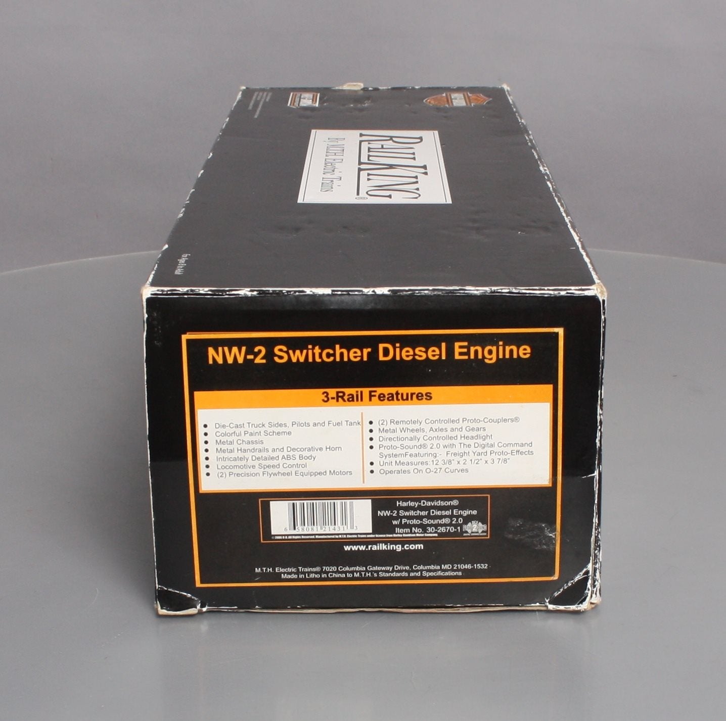 MTH 30-2670-1 Harley Davidson NW-2 Diesel Switcher w/Proto-Soundr 2.0 #2006