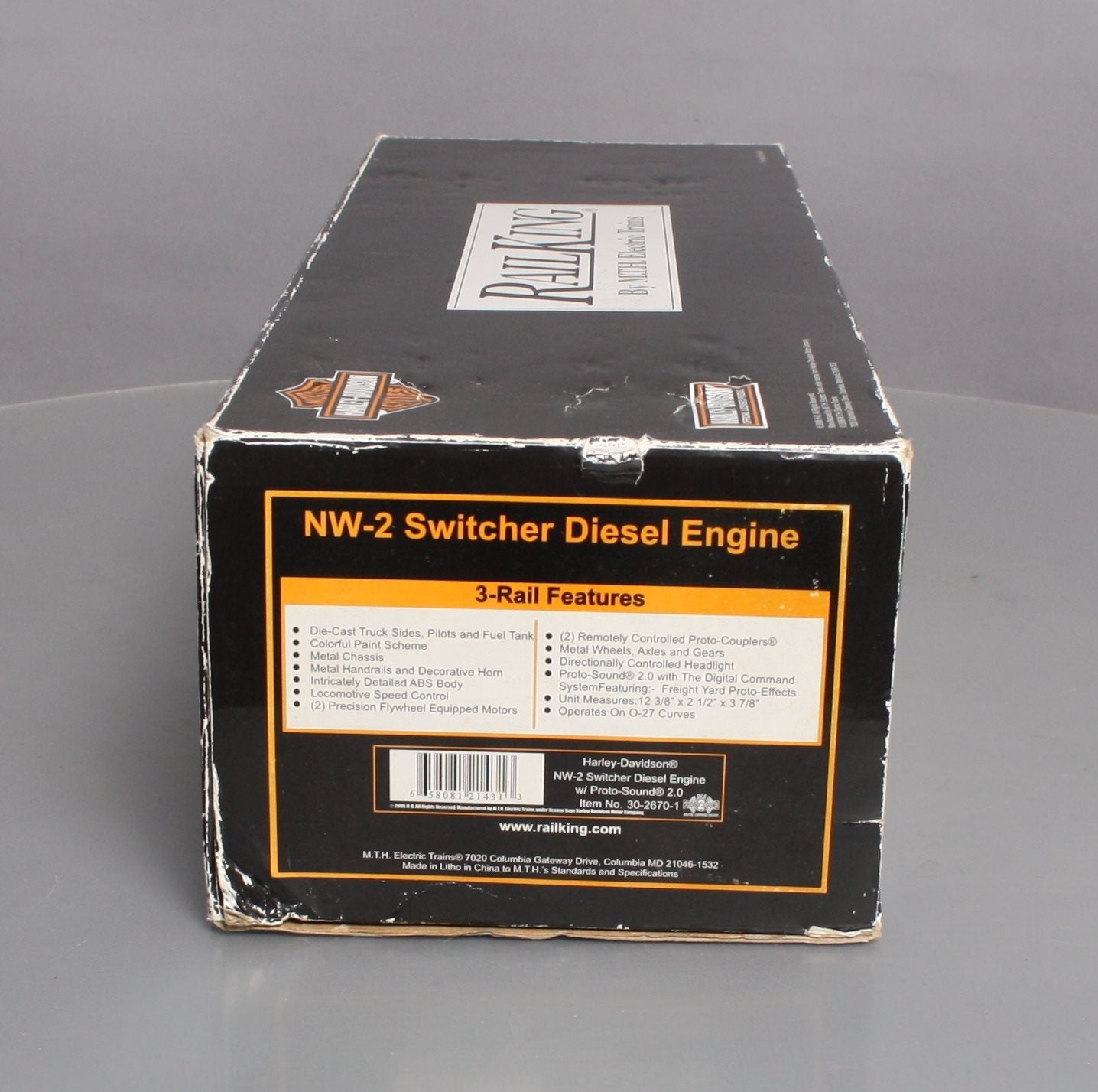 MTH 30-2670-1 Harley Davidson NW-2 Diesel Switcher w/Proto-Soundr 2.0 #2006