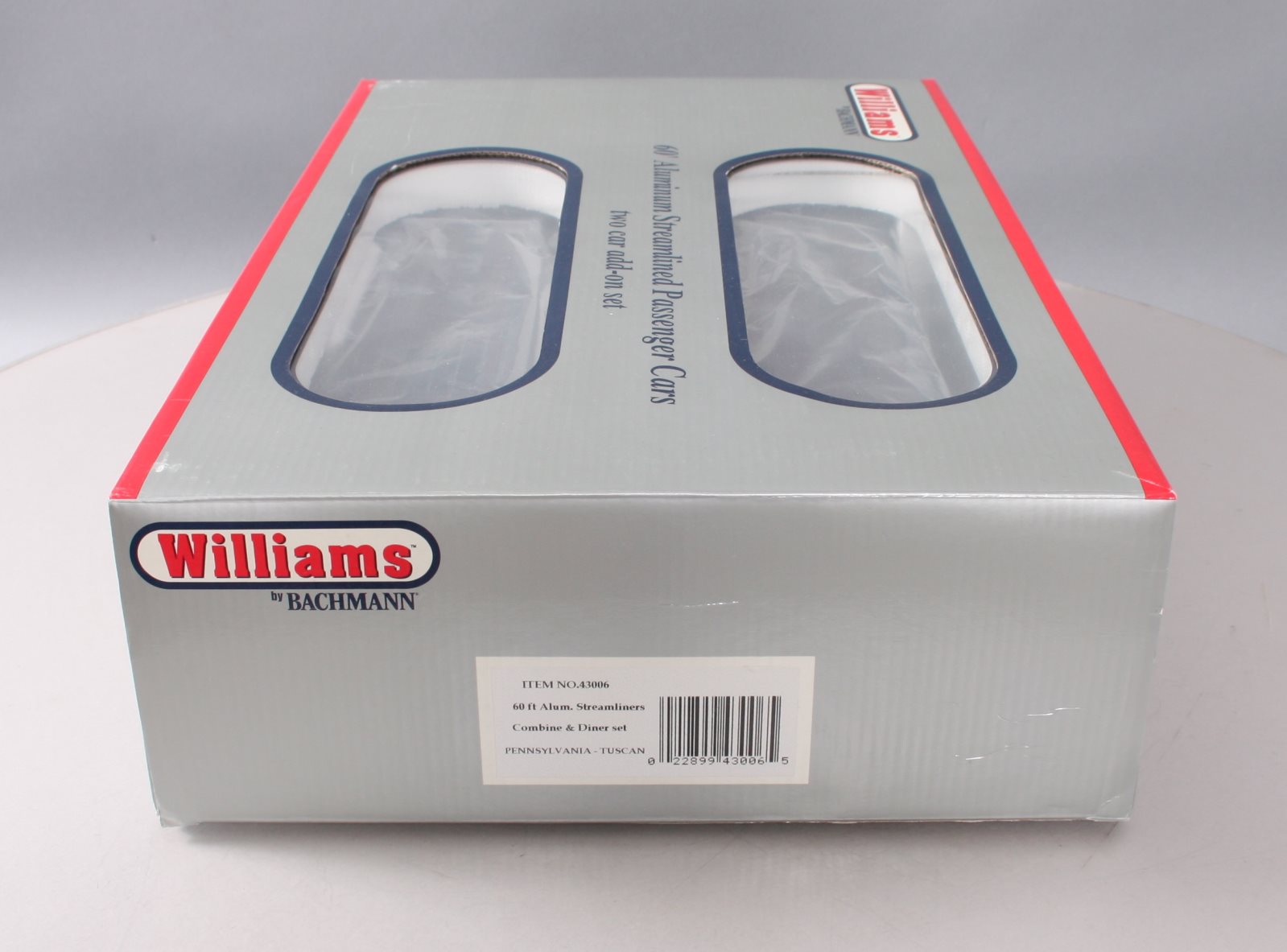 Williams 43006 PRR 60 Ft. Streamline Passenger 2-Pack
