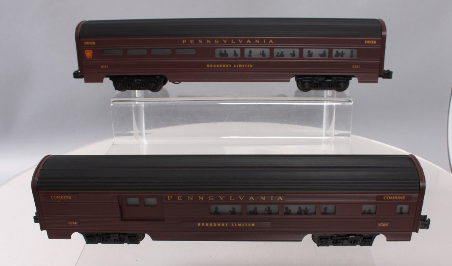 Williams 43006 PRR 60 Ft. Streamline Passenger 2-Pack