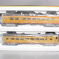MTH 30-67439 O Gauge Union Pacific 2-Car 60’ Streamlined ABS Sleeper/Diner
