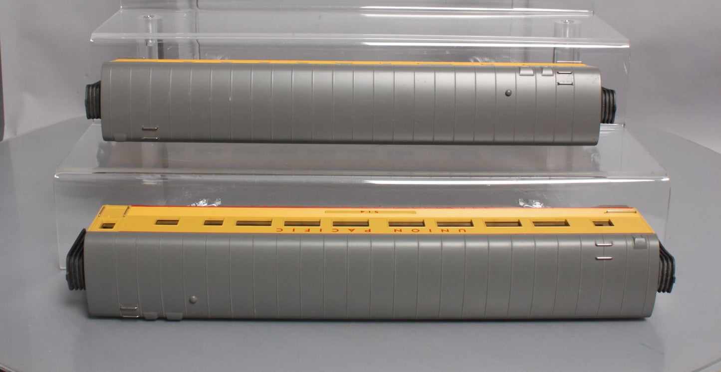MTH 30-67439 O Gauge Union Pacific 2-Car 60’ Streamlined ABS Sleeper/Diner