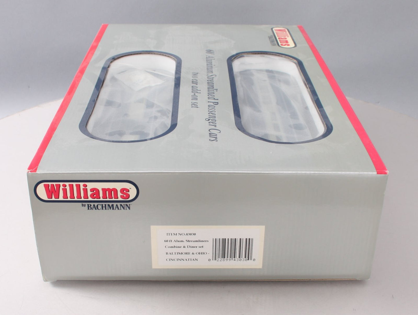 Williams 43030 B&O 60 Ft. Streamline Passenger 2-Pack