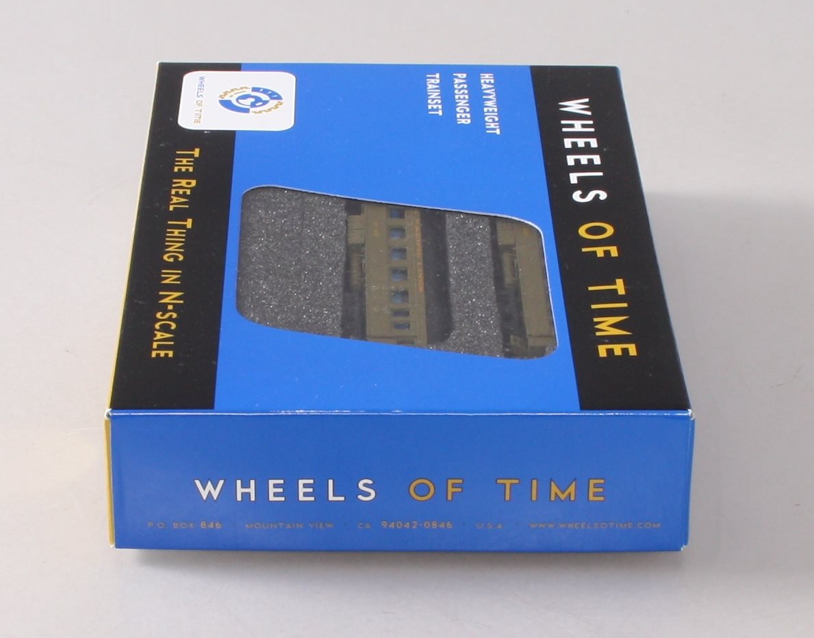 Wheels of Time 179TS N Southern Pacific 60' Harriman Passenger Car (Set of 2)