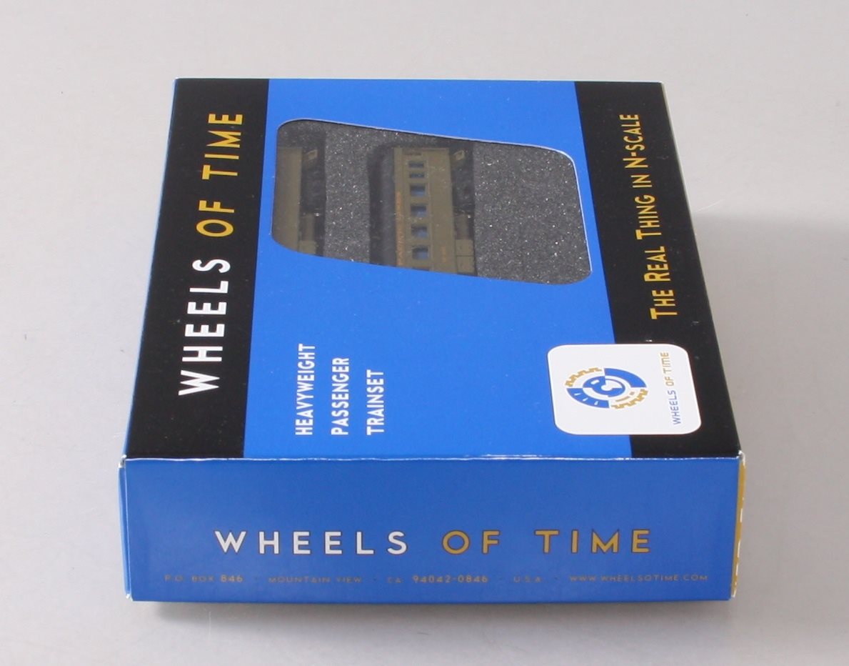 Wheels of Time 179TS N Southern Pacific 60' Harriman Passenger Car (Set of 2)