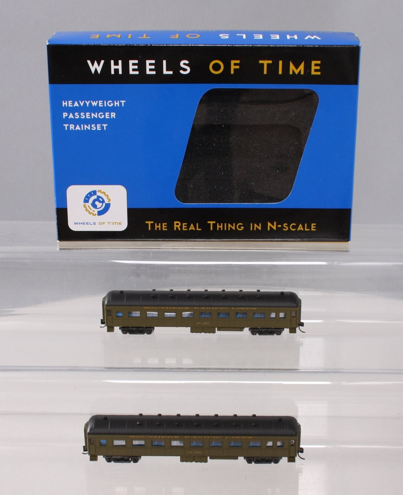 Wheels of Time 179TS N Southern Pacific 60' Harriman Passenger Car (Set of 2)