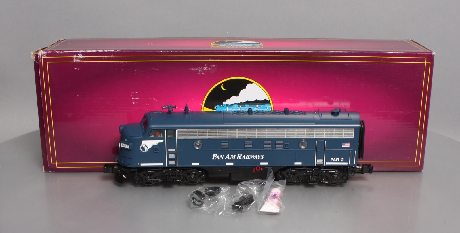 MTH 20-20610-1 Pan Am Railways F-7 A Unit Diesel Engine w/PS3 #2 (Hi-Rail)