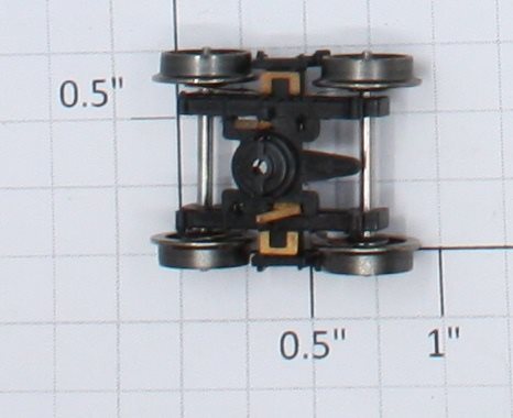 Acme 100-816 Plastic 4-Wheel Boxcar Truck