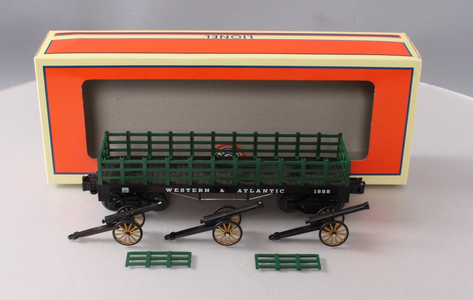 Lionel 6-39480 Western & Atlantic Flatcar with Cannons