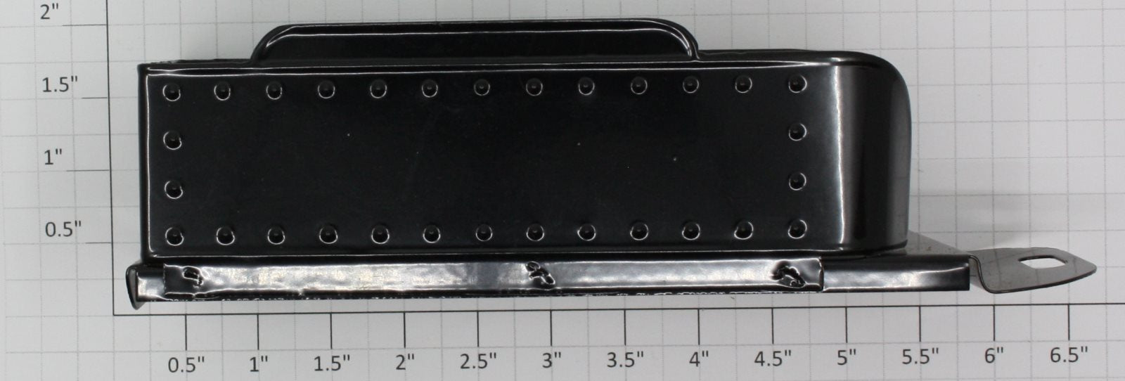 Ives 020-25RTBLK Ives  No#25 Tender Shell w/o Graphics