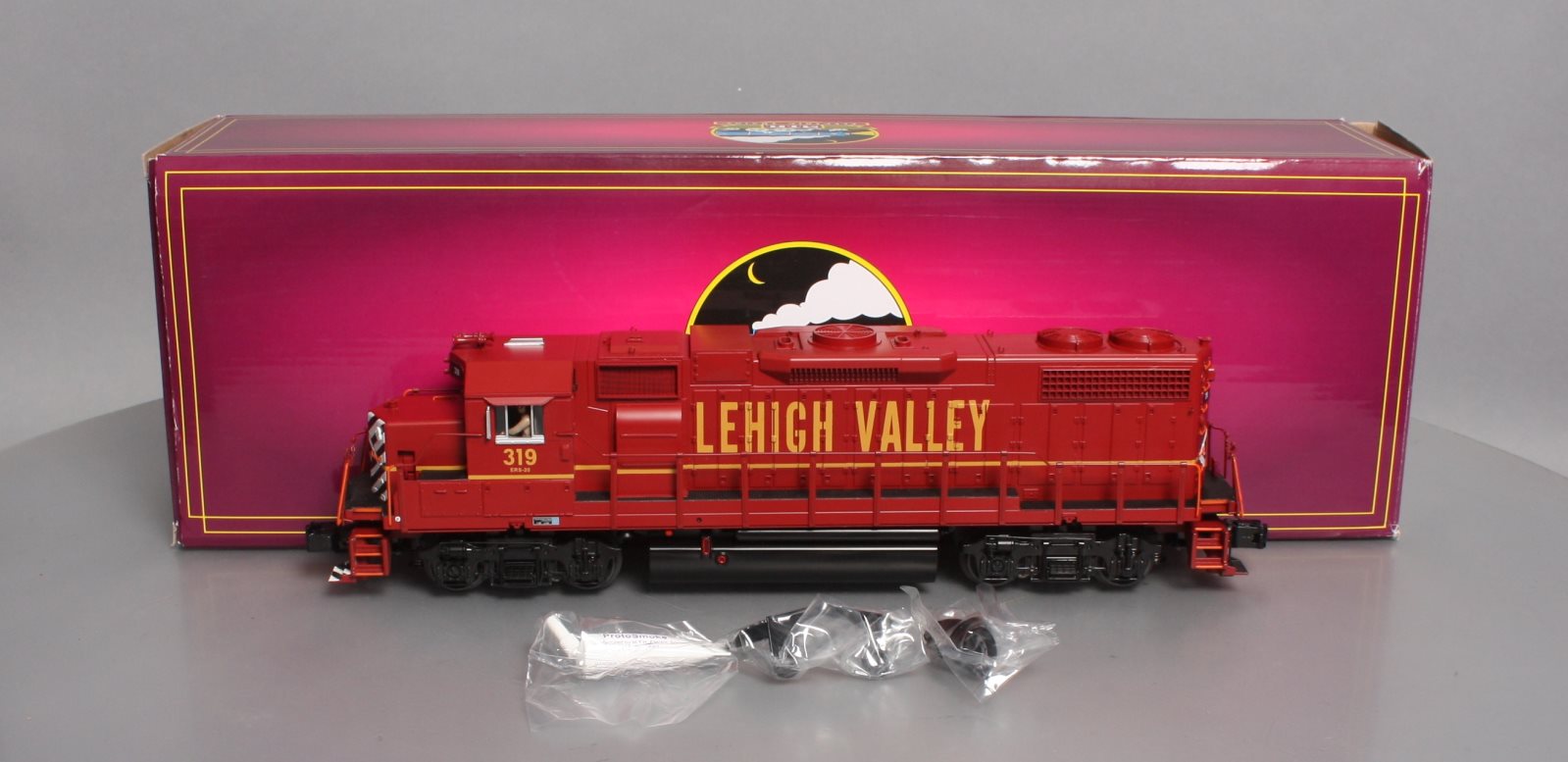 MTH 20-20372-1 Lehigh Valley GP38-2 Diesel Engine w/PS 3.0 #319