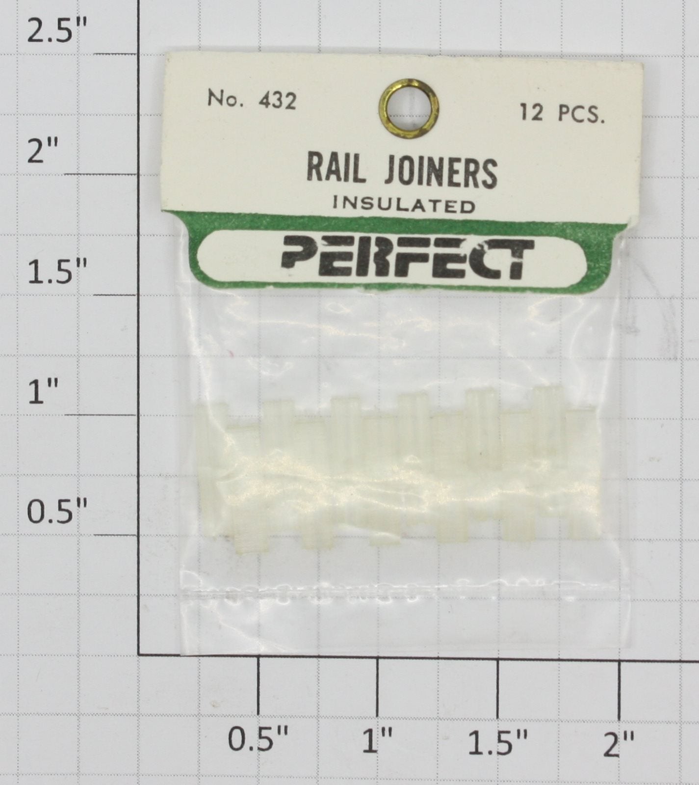 Perfect 432 HO Scale Insulating Rail Joiners (Pack of 12)