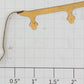 American Flyer 1218-2GF O Gauge Front Gold Plate Handrail for 1218 Electric Loco