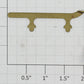 American Flyer 1218-2BR O Gauge Rear Brass Handrail for 1218 Electric Loco