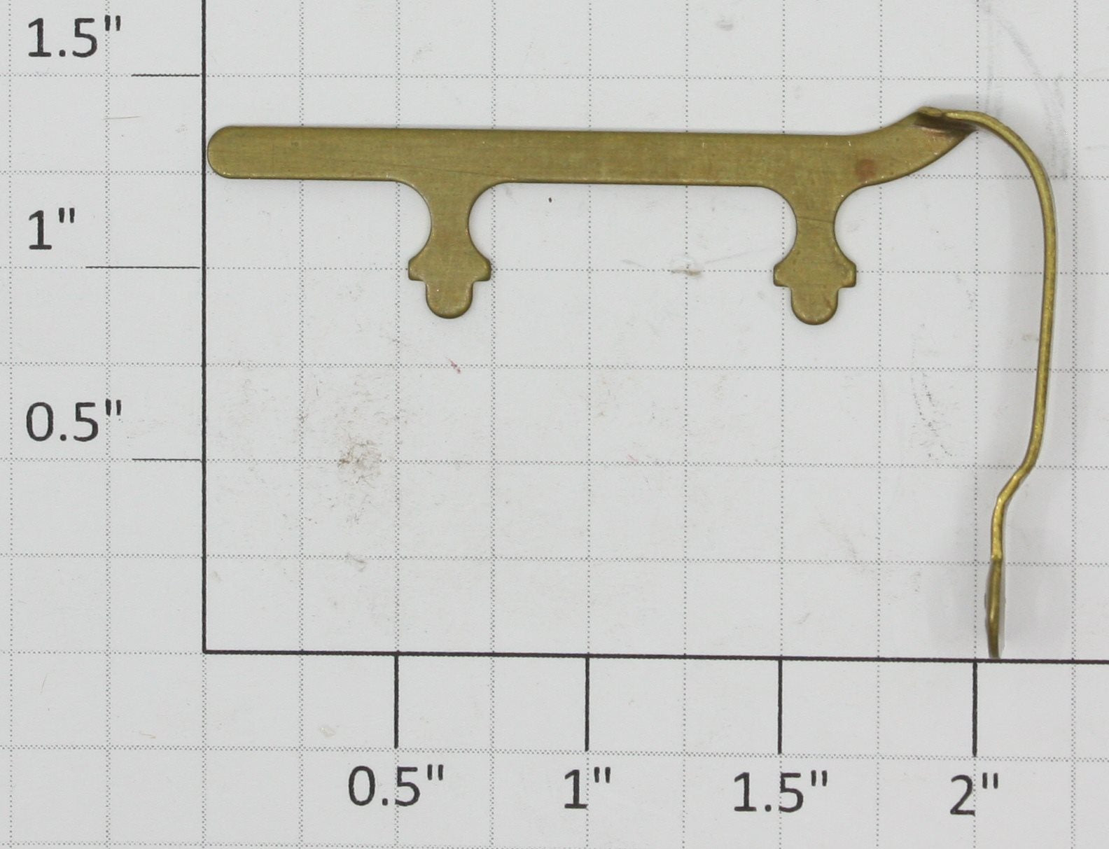 American Flyer 1218-2BR O Gauge Rear Brass Handrail for 1218 Electric Loco