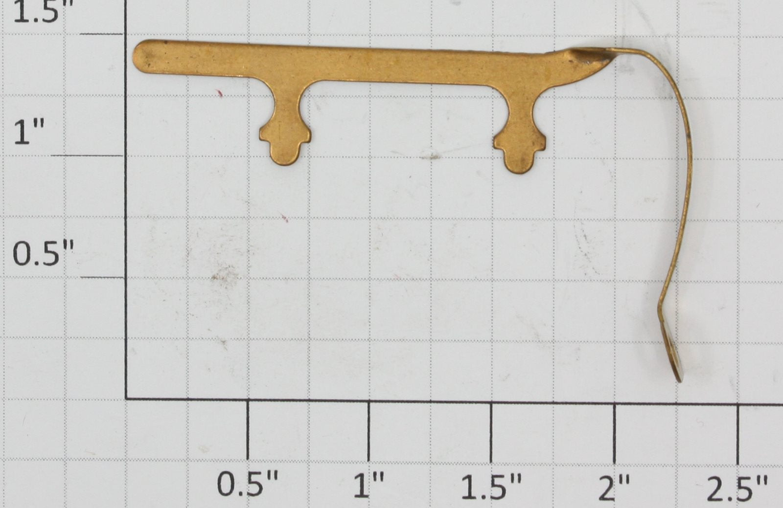 American Flyer 1218-2GR O Gauge Rear Gold Plate Handrail for 1218 Electric Loco