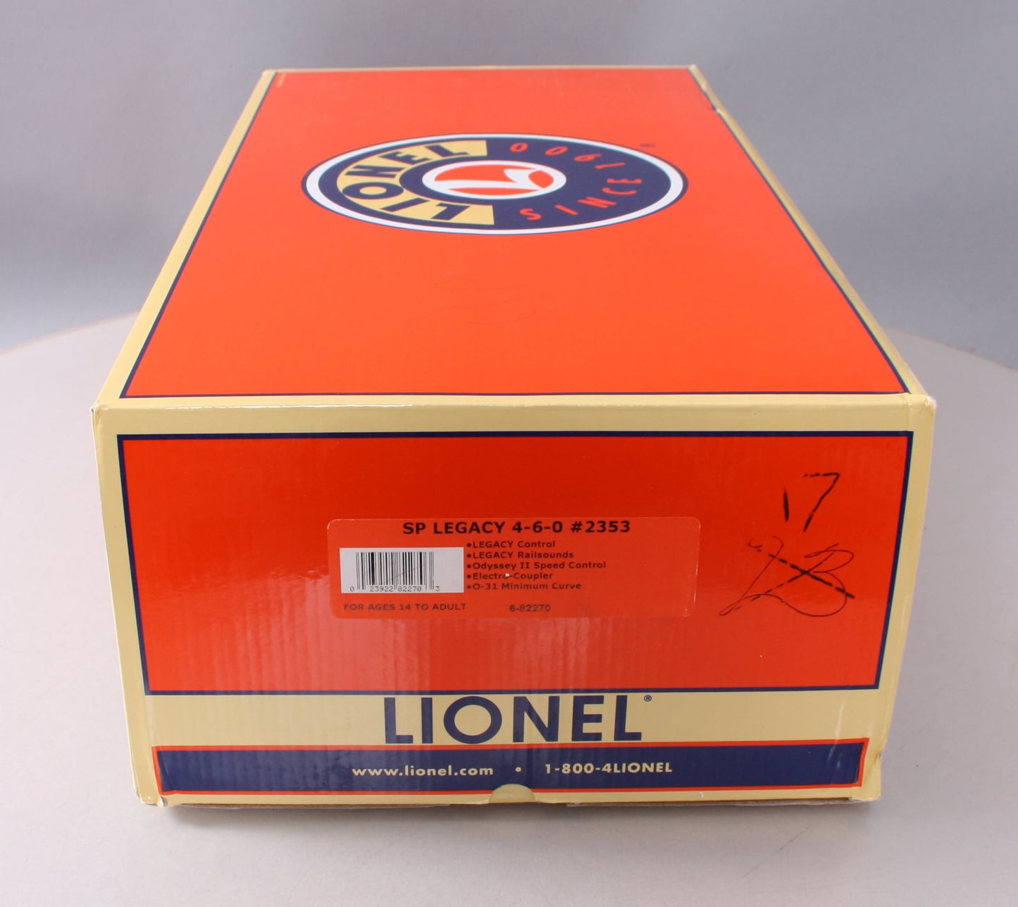 Lionel 6-82270 O BTO SP 4-6-0 Steam Locomotive #2353
