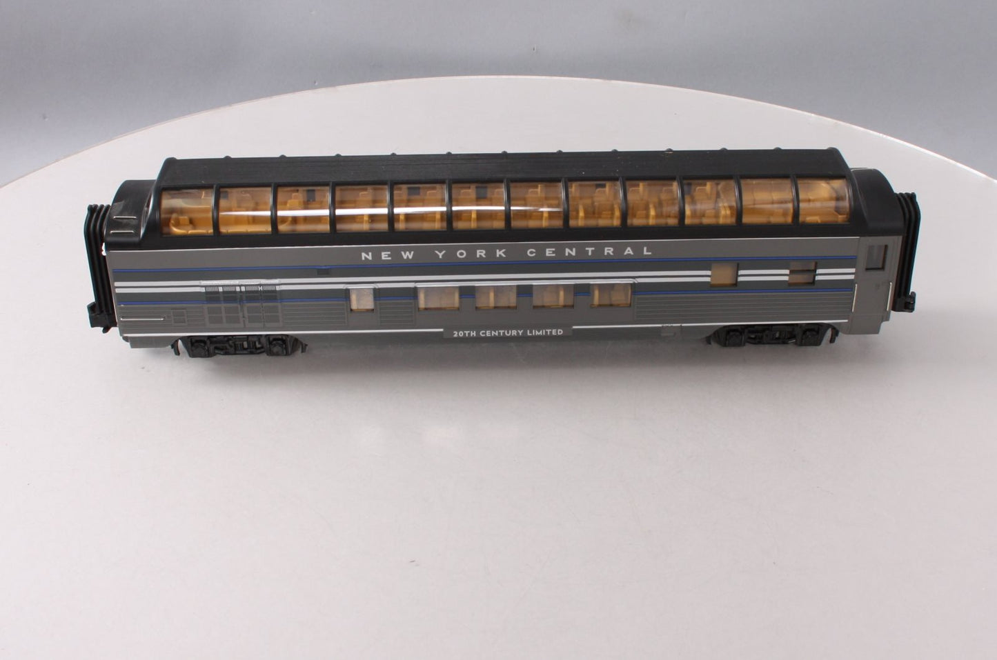 MTH 30-67347 New York Central 60’ Streamlined ABS Full-Length Vista Dome Car