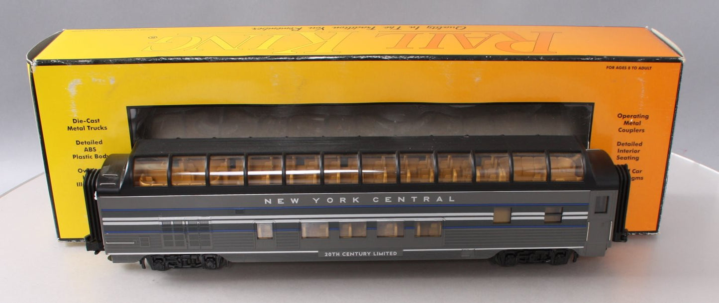 MTH 30-67347 New York Central 60’ Streamlined ABS Full-Length Vista Dome Car