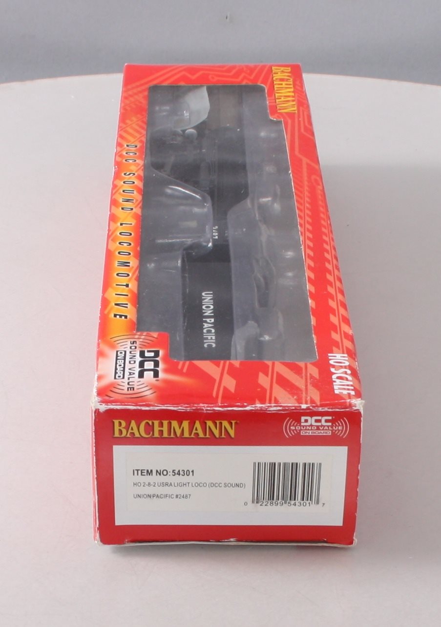 Bachmann 54301 HO UP 2-8-2 Mikado Steam Loco w/ Med Tender w/ Sound & DCC #2487