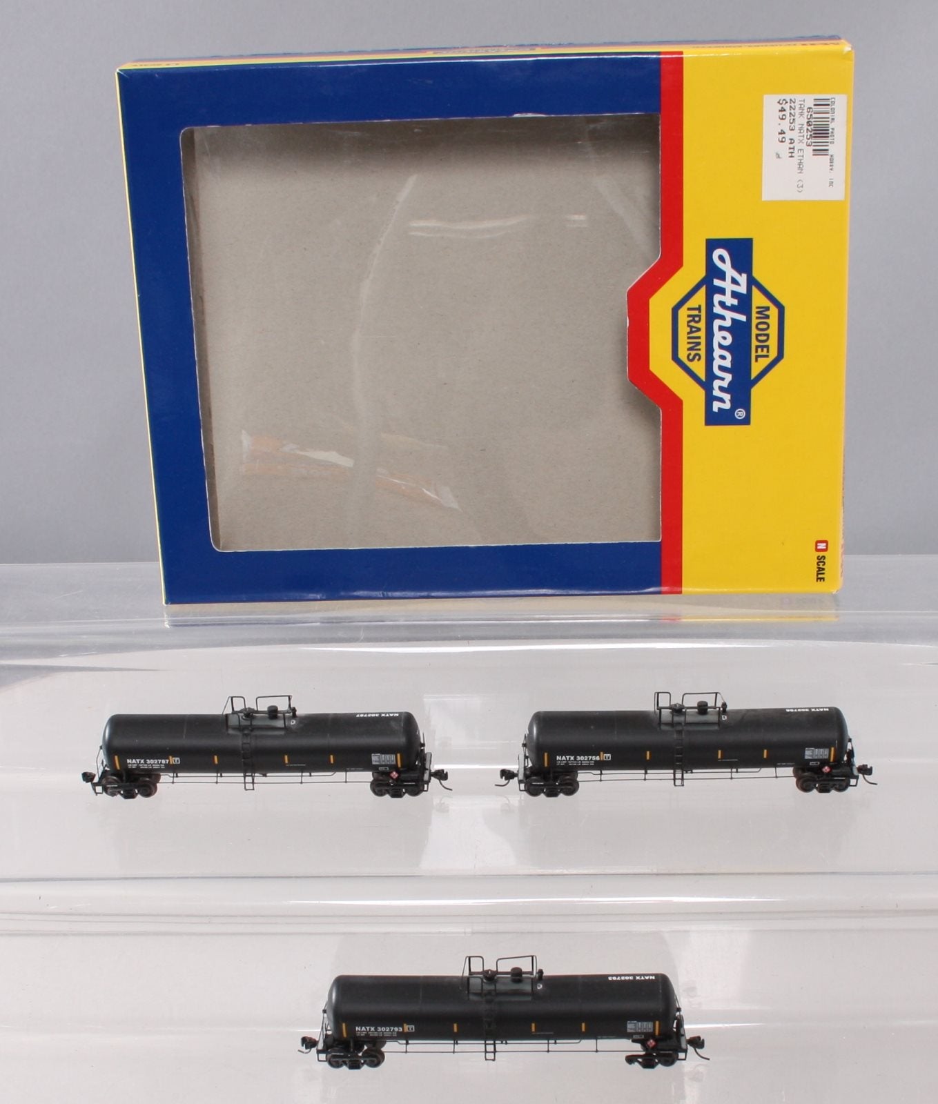Athearn 22253 N NATX 30K Gallon Ethanol Tank #2 (3)