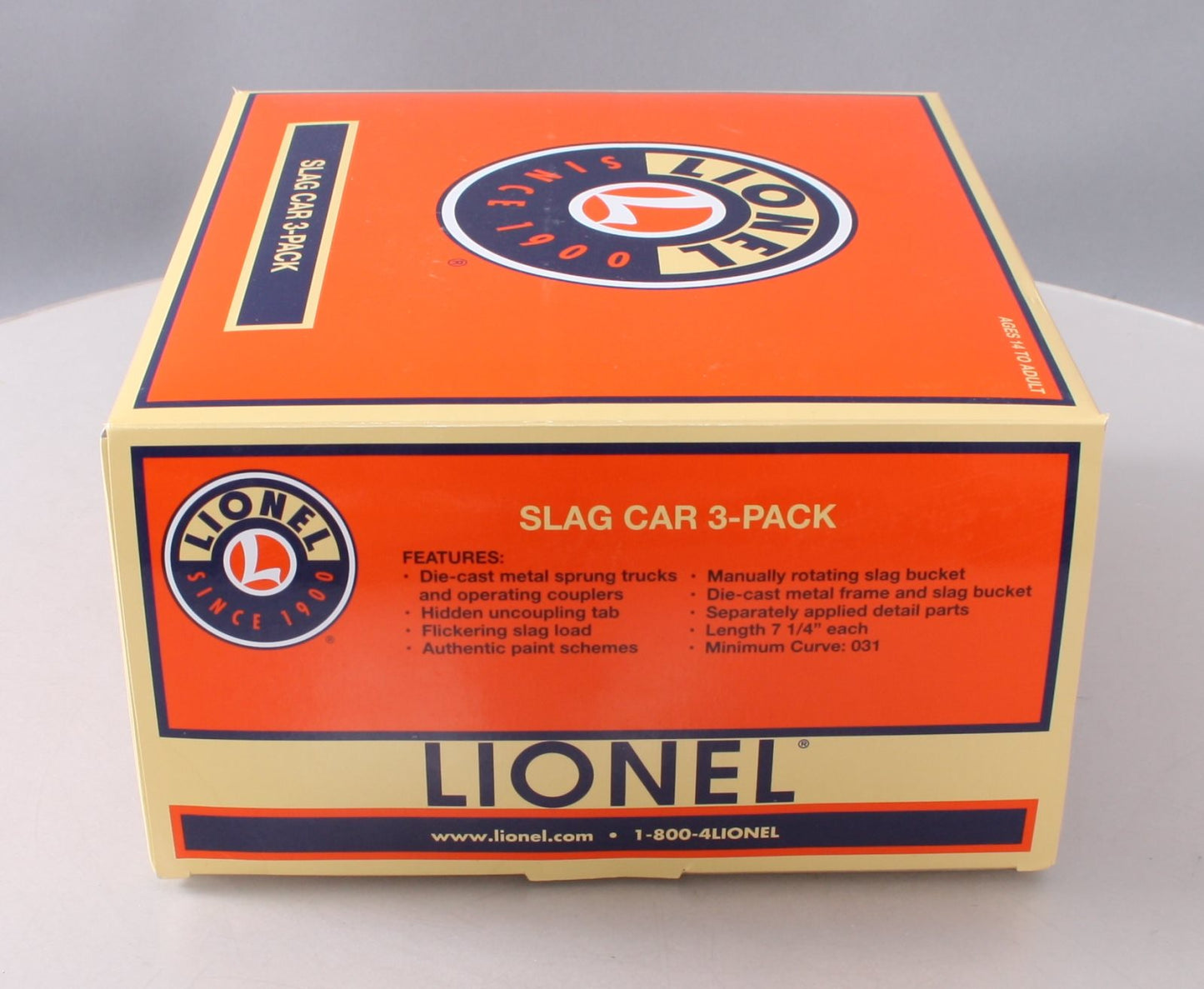 Lionel 6-83466 O US Steel Slag Car (Pack of 3)