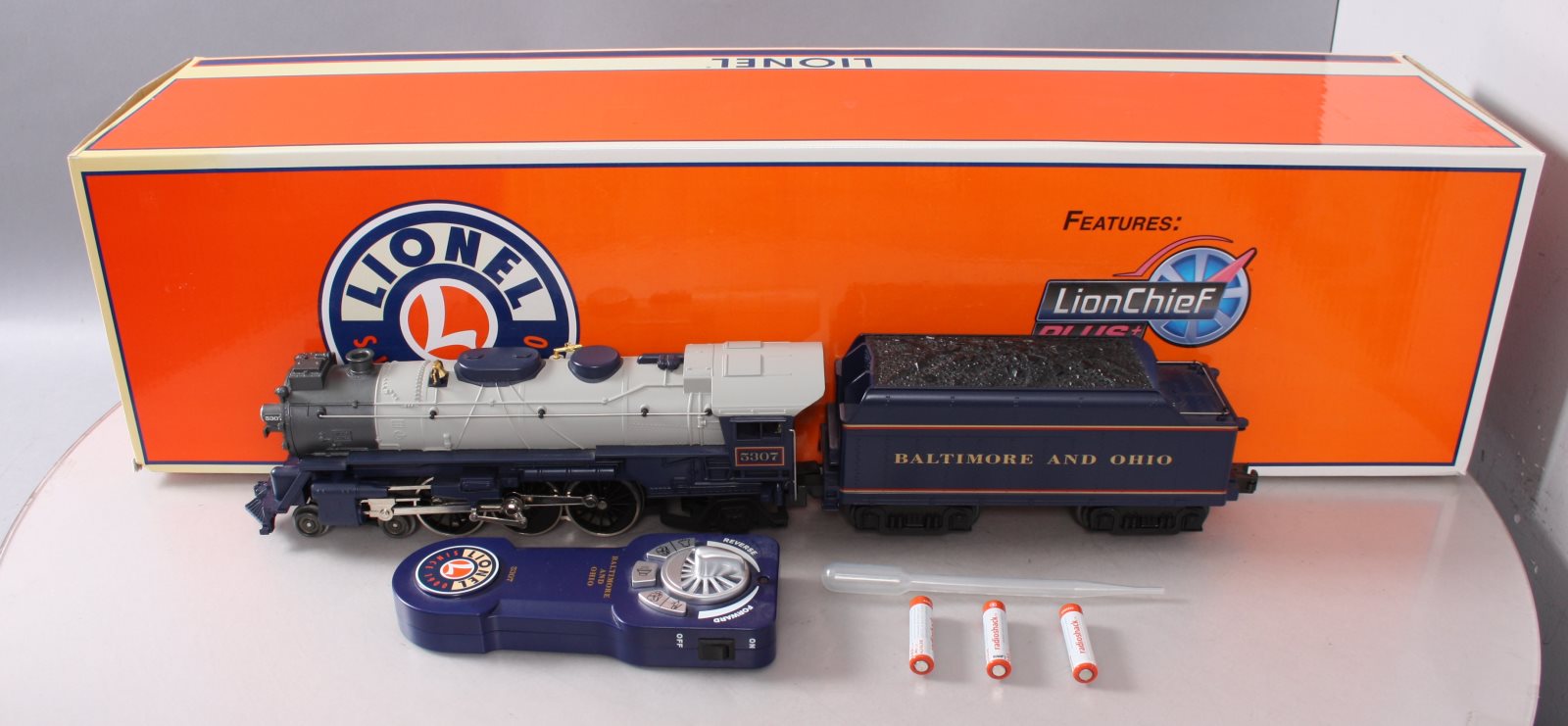 Lionel 6-81307 B&O LionChief Plus 4-6-2 Pacific Steam Locomotive #5307