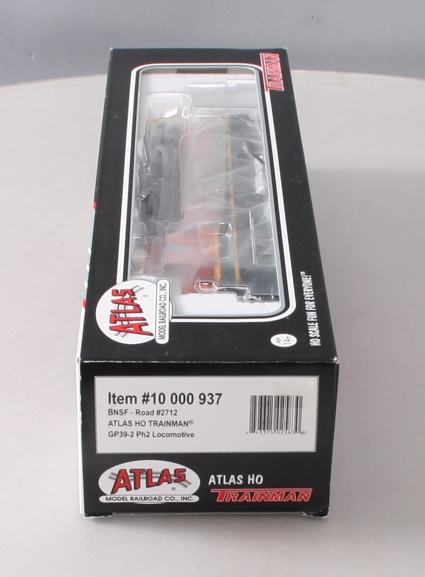 Atlas 10000937 HO Burlington North GP39-2 Phase II, BNSF/Heritage #2712