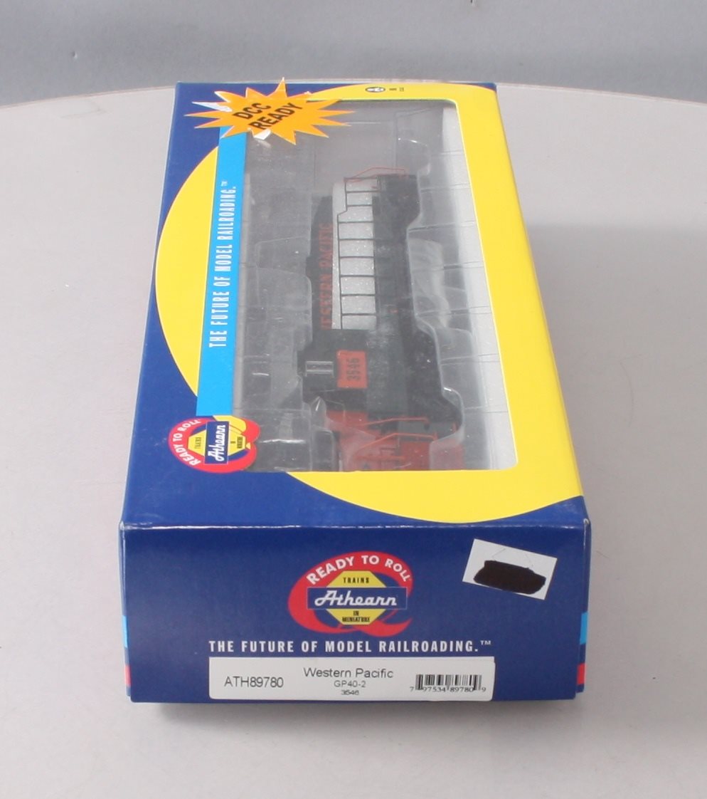 Athearn 89780 HO Scale Western Pacific RTR GP40-2 Locomotive  #3546L