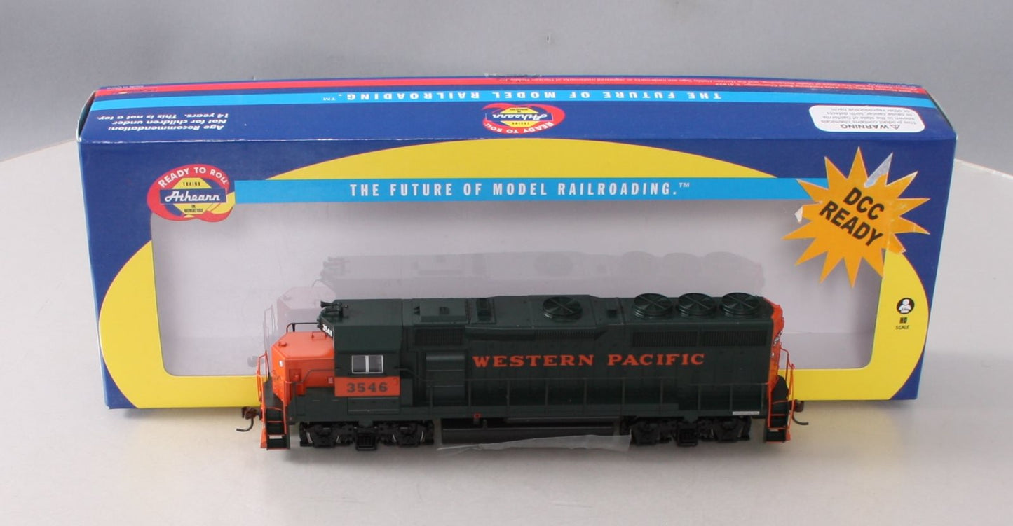 Athearn 89780 HO Scale Western Pacific RTR GP40-2 Locomotive  #3546L