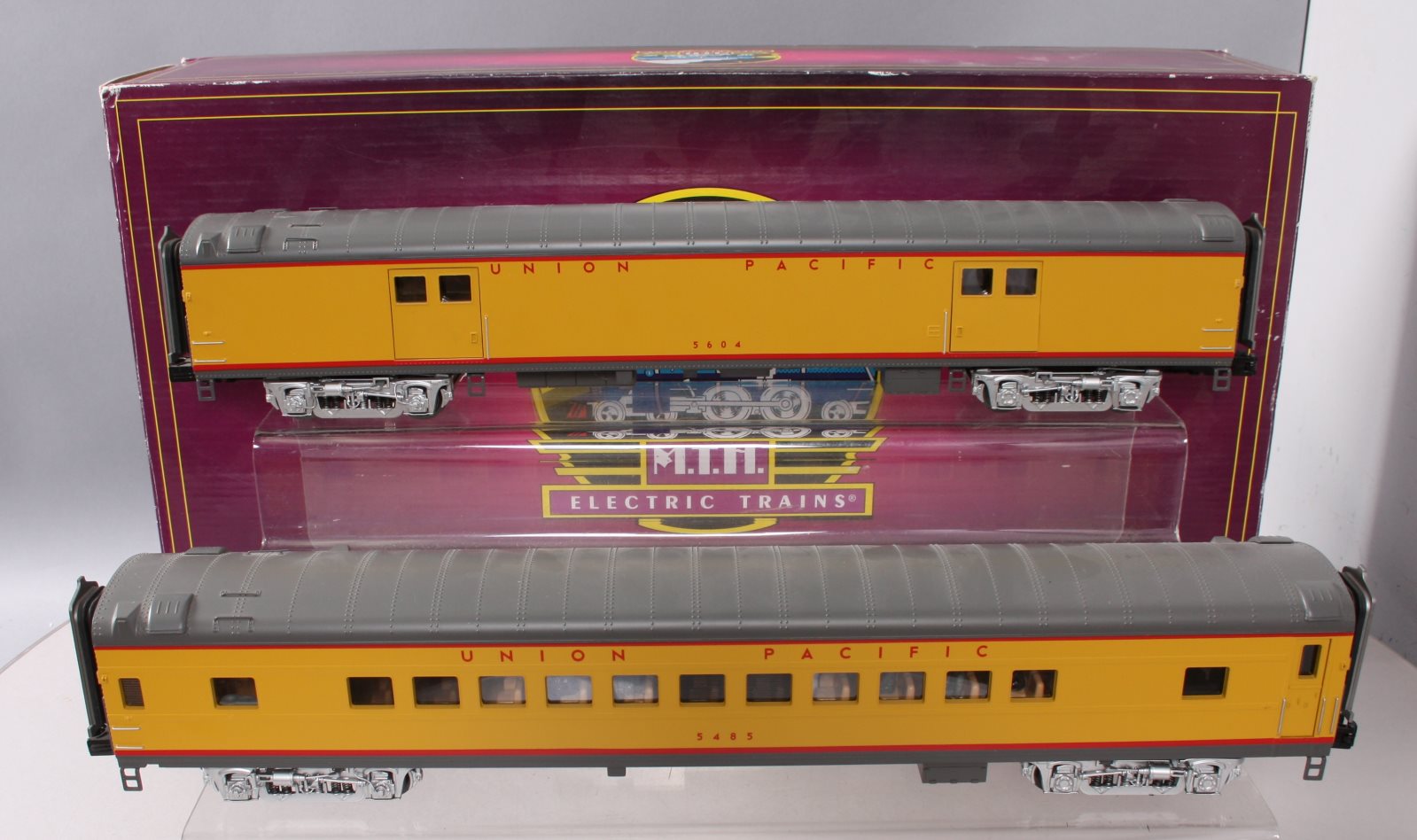 MTH 20-69246 O Union Pacific 70' ABS Baggage/Coach Passenger Car Set (Set of 2)