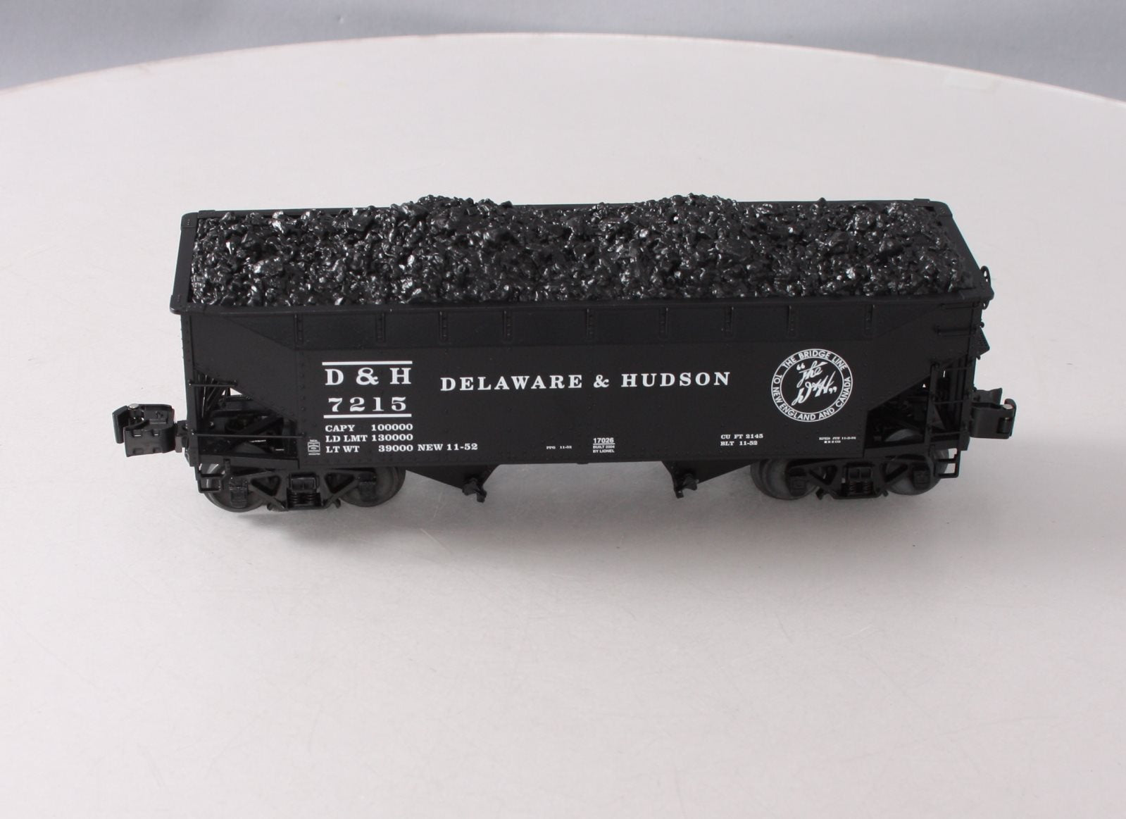 Lionel 6-17026 Delaware & Hudson 50 Ton Offset Hopper #7215