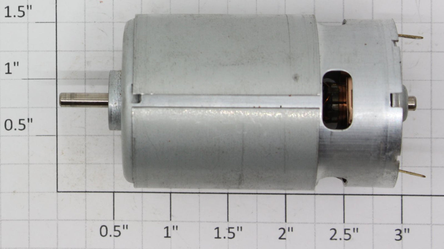 Mabuchi RS-550PH 12VDC Can Motor with 11mm Milled Shaft