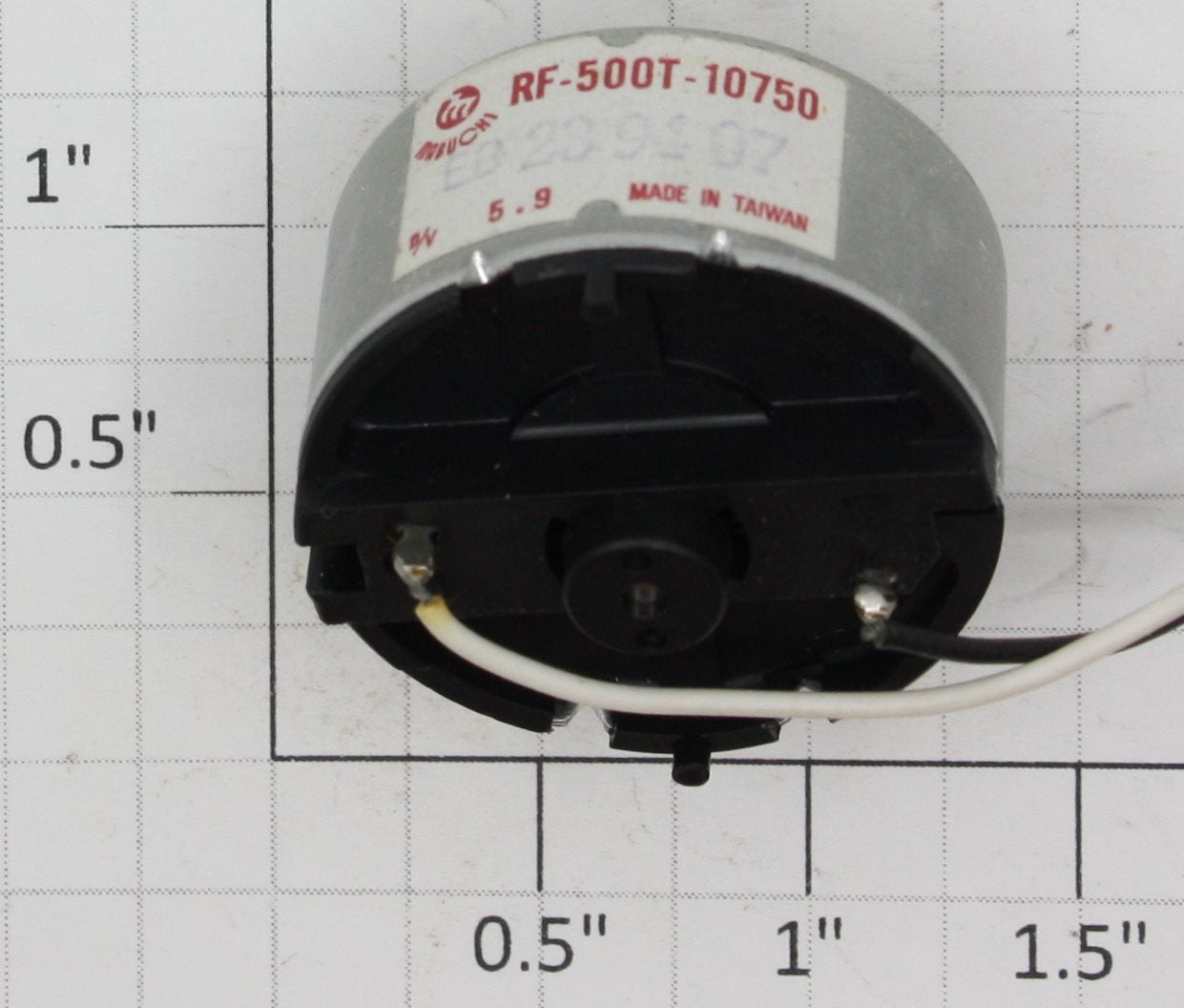Mabuchi RF-500T-10750 6VDC Motor